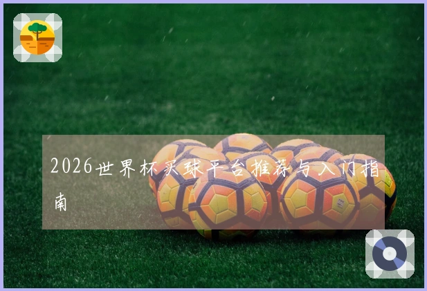 2026世界杯买球平台推荐与入门指南